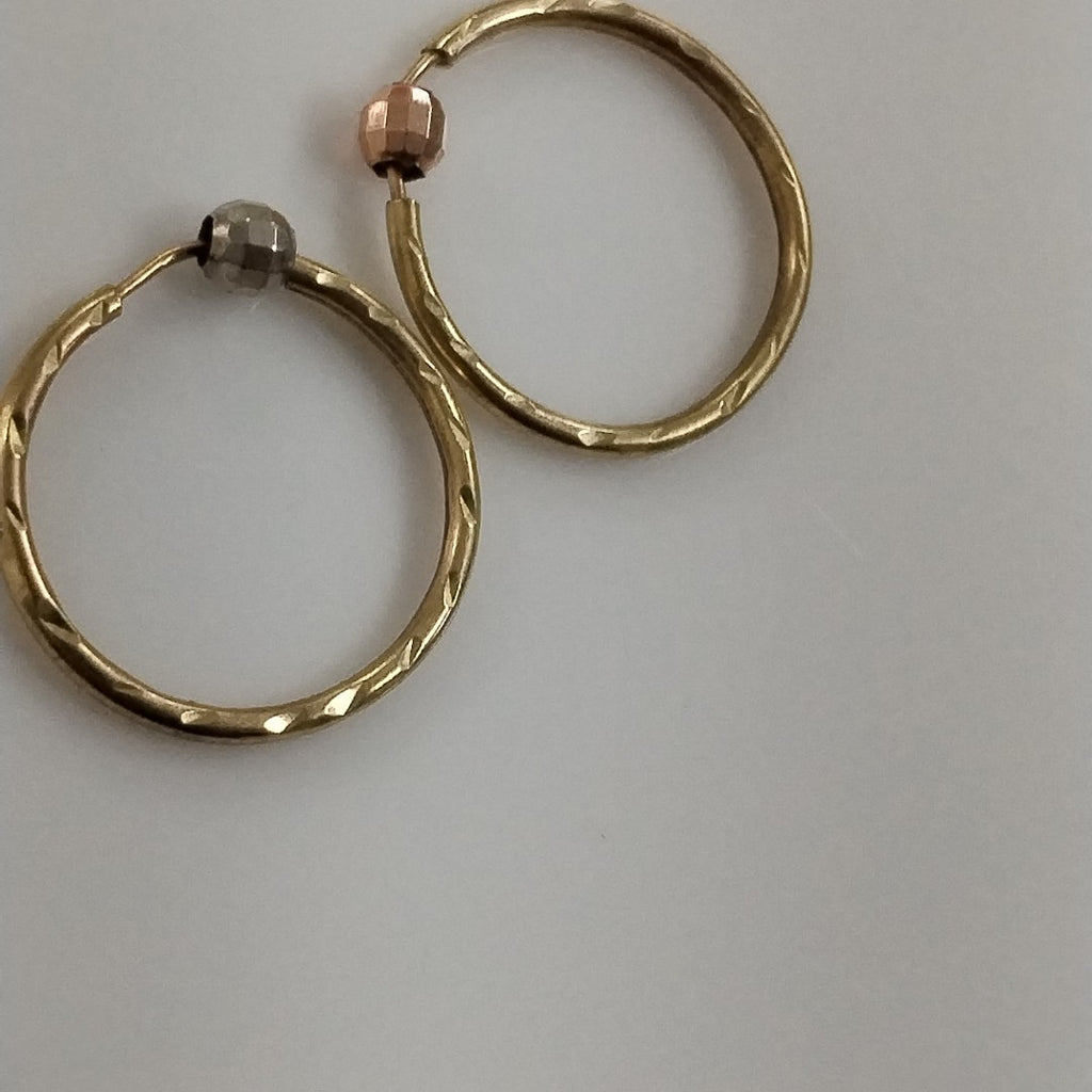 ARRACADAS PAR ORO 10 K 0.7 GRMS (SEMINUEVO)