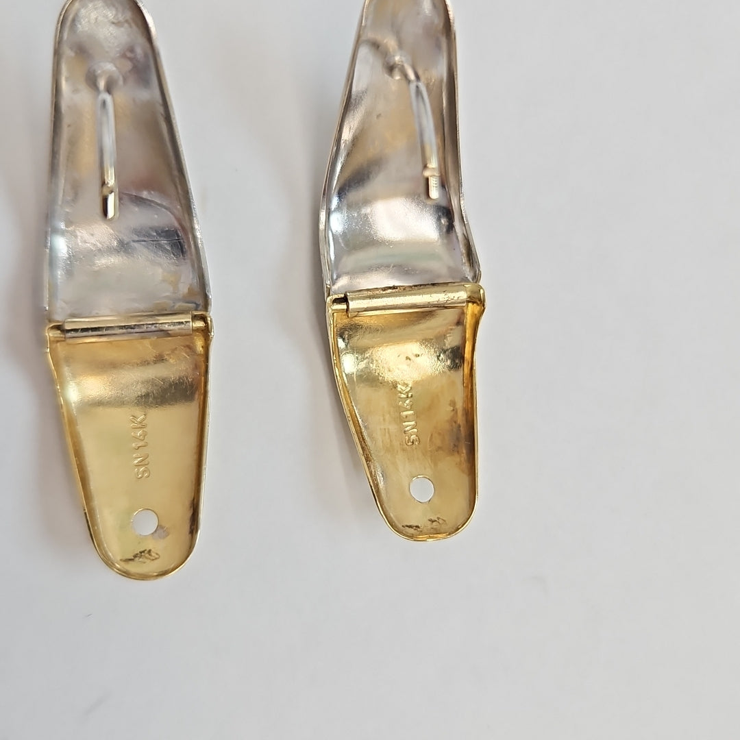 ARETES PAR ORO 10 K 2.8 GRMS (SEMINUEVO)