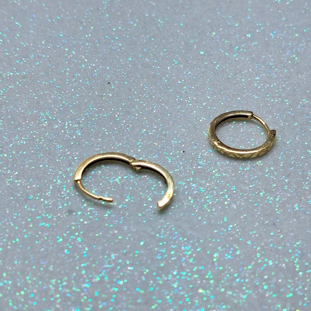 ARRACADAS PAR ORO 14 K 1,10 GRMS (SEMINUEVO)