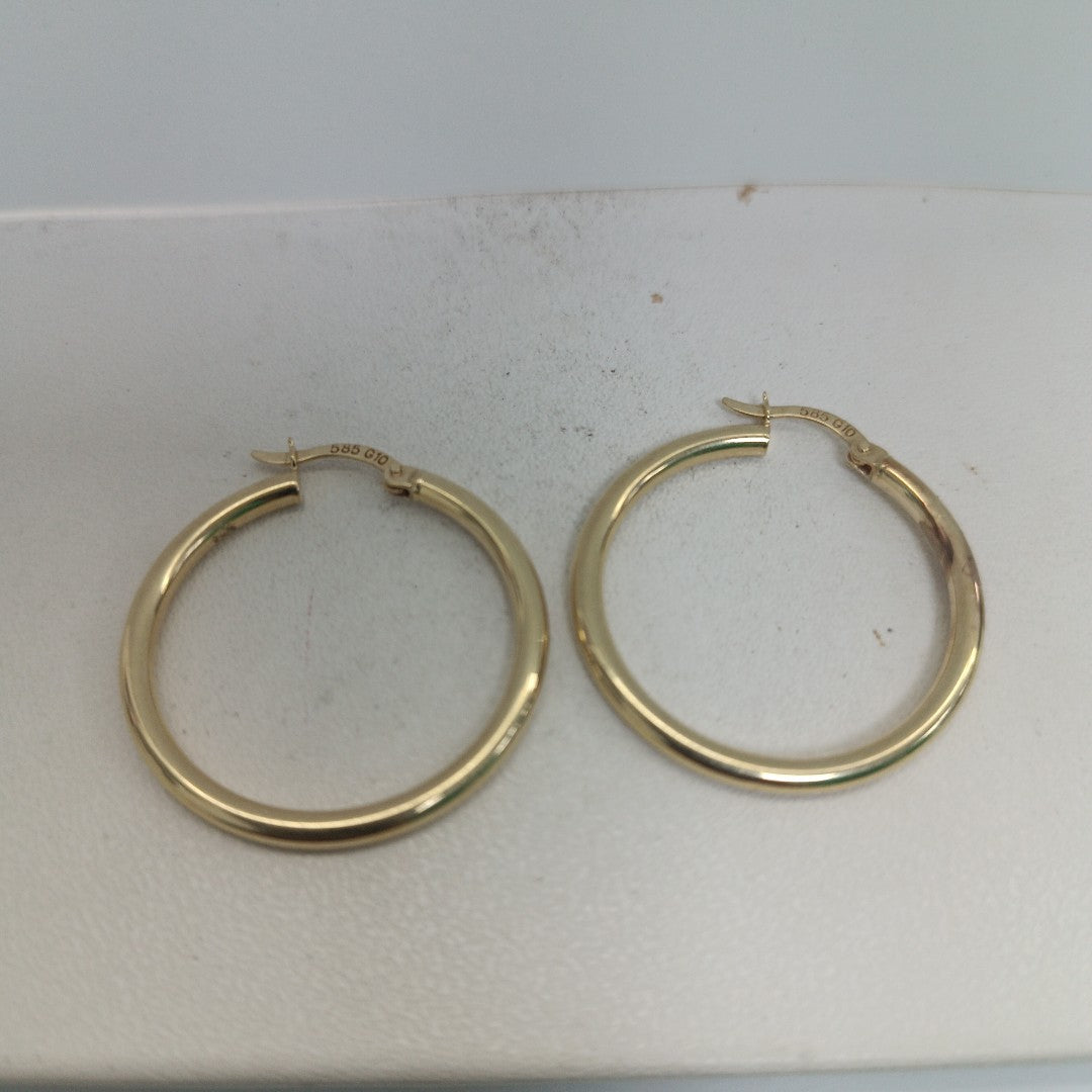 ARRACADAS PAR ORO 14 K 2,60 GRMS (SEMINUEVO)