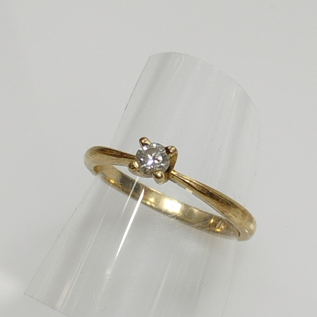SOLITARIO ORO 14 K 2,30 GRMS (SEMINUEVO)