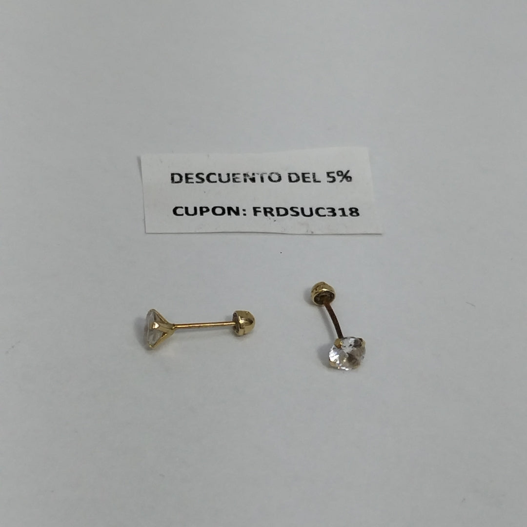 BROQUELES PAR ORO 10 K 0.2 GRMS (SEMINUEVO)