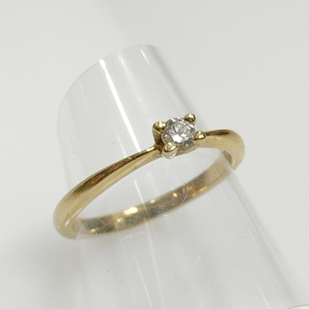 SOLITARIO ORO 14 K 2,20 GRMS (SEMINUEVO)