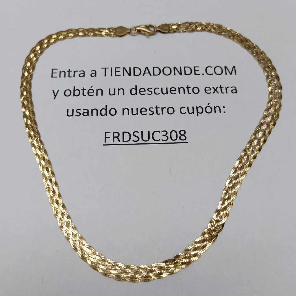 GARGANTILLA ORO 14 K 9.8 GRMS (SEMINUEVO)