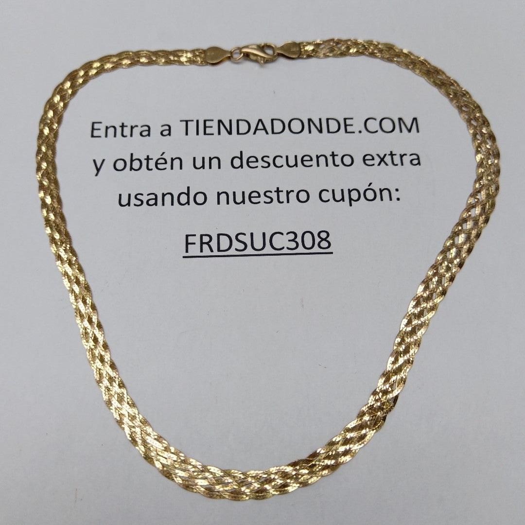 GARGANTILLA ORO 14 K 9.8 GRMS (SEMINUEVO)