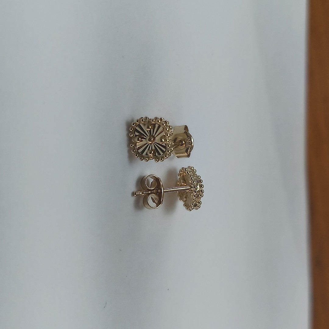 BROQUELES ORO 14K 1.5 (NUEVO)