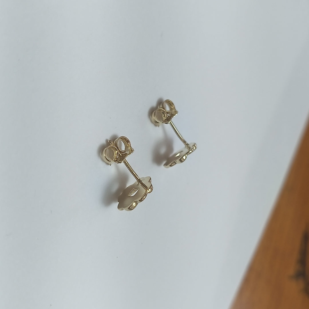 BROQUELES ORO 14K 1.1 (NUEVO)