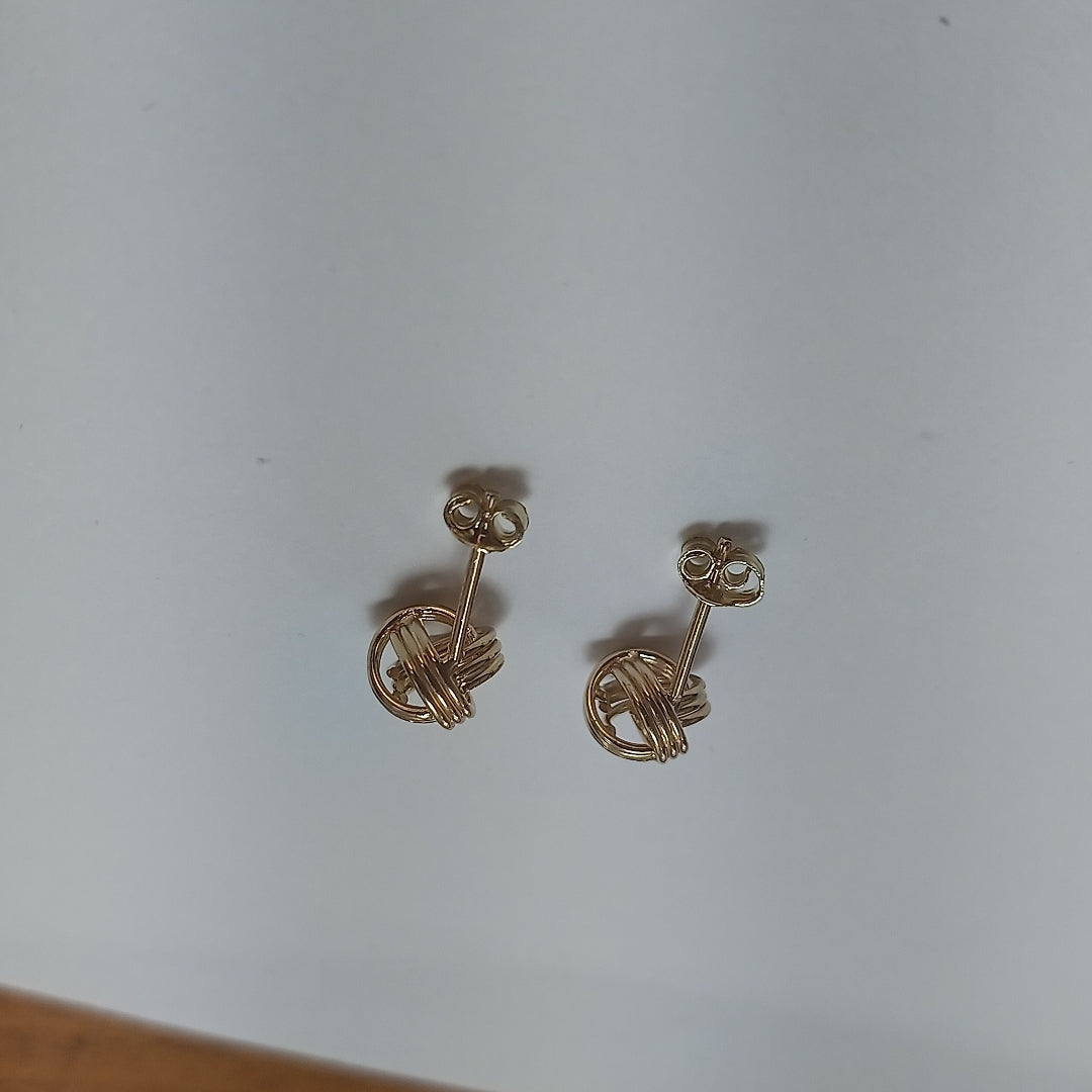 BROQUELES ORO 14K 1.8 (NUEVO)