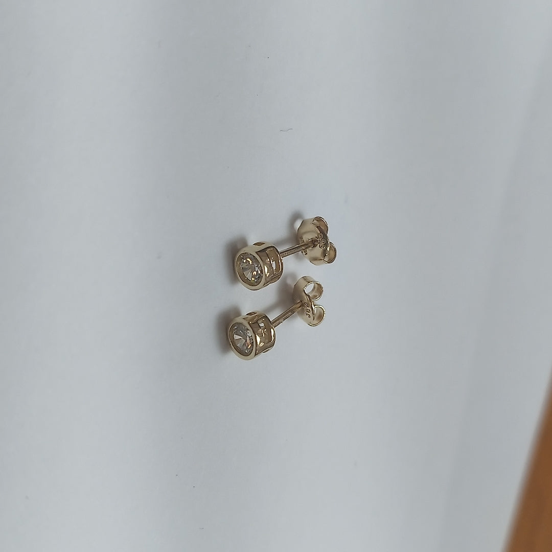 BROQUELES ORO 14K 1.2 (NUEVO)