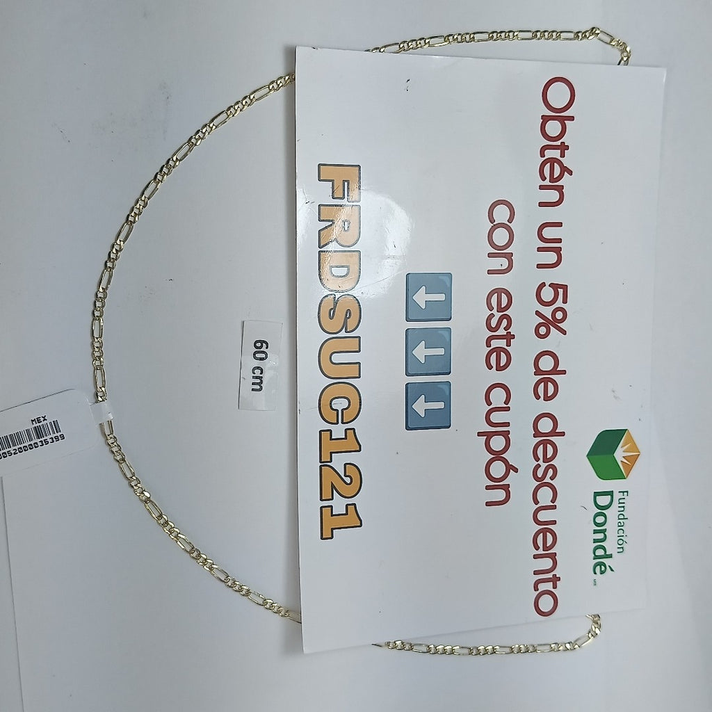 CADENA 3X1 14K 60 CM 5.1 GR (NUEVO)