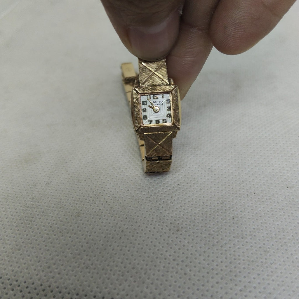 RELOJ CAJA ACERO PULSO ORO ORO 14 K 25.7 GRMS (SEMINUEVO)