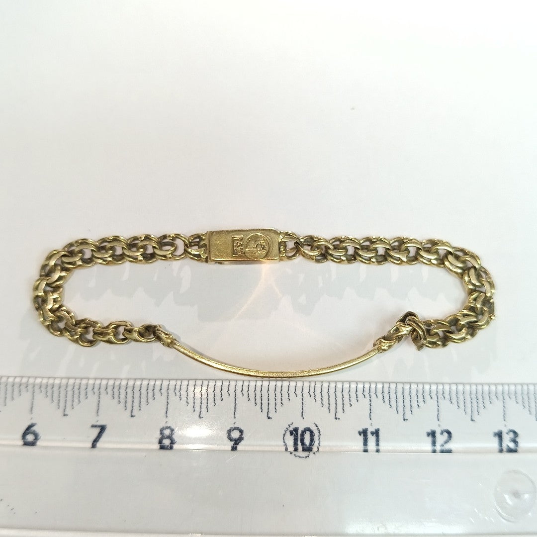 ESCLAVA ORO 14 K 9,40 GRMS (SEMINUEVO)