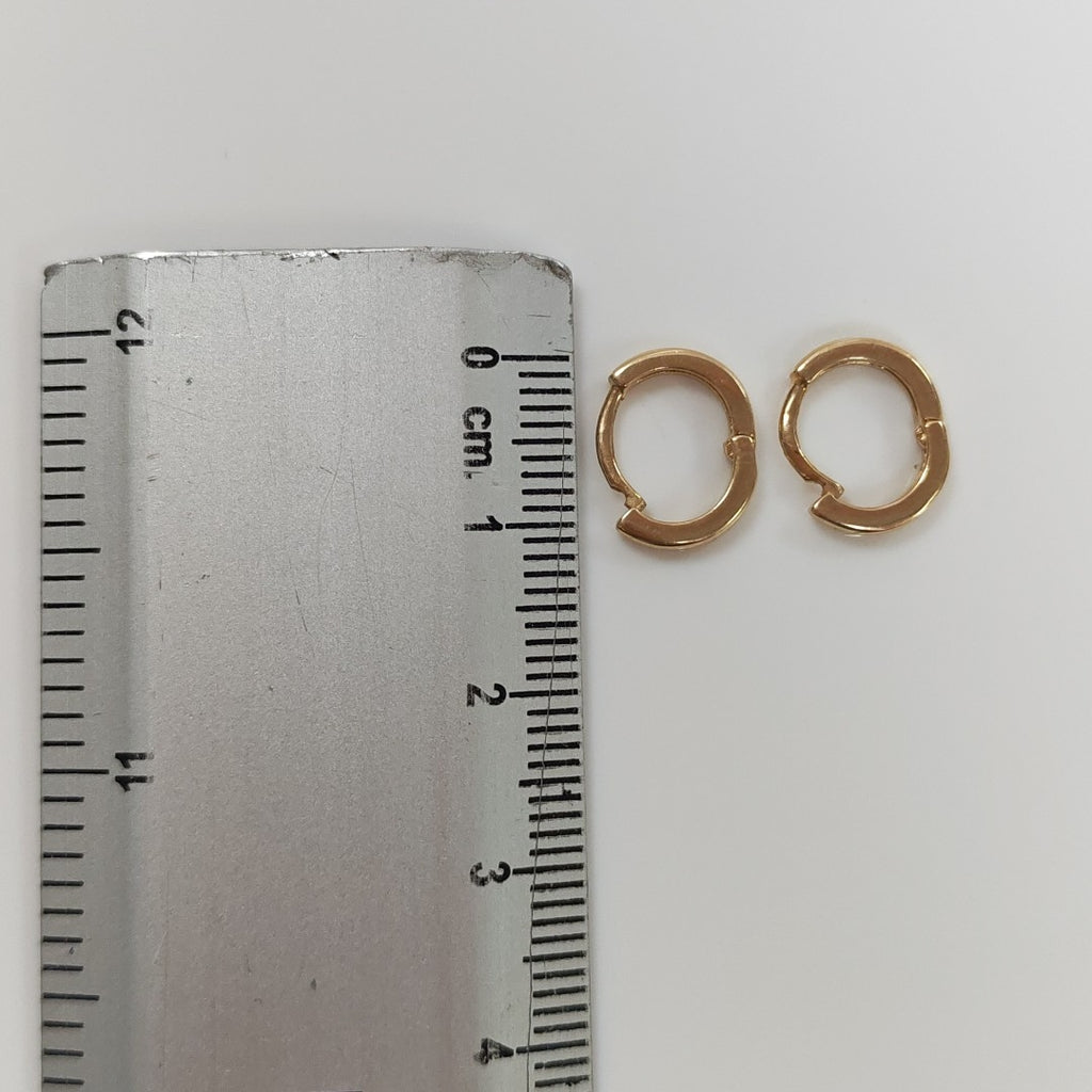ARETES HUGGIE 14K 1.3 GR (NUEVO)
