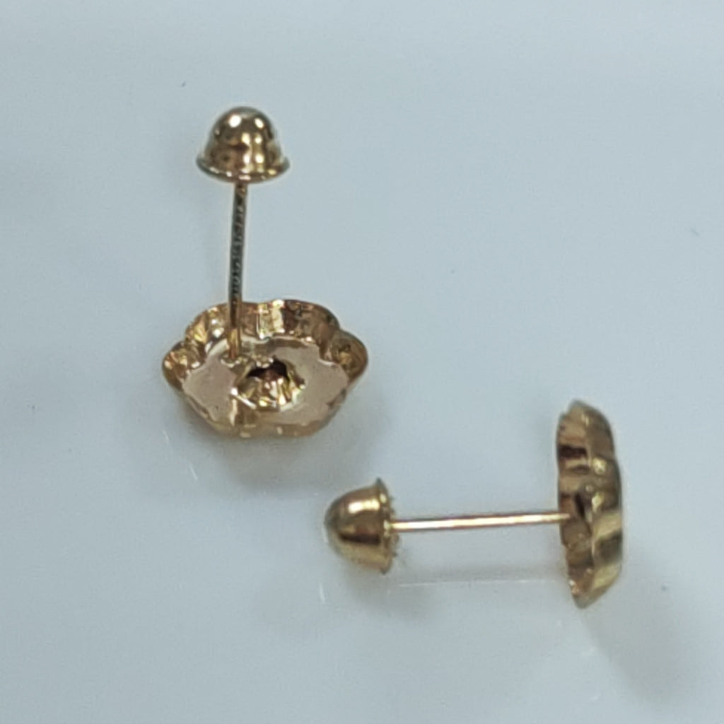 BROQUELES BROQUEL FIG FLOR C CIRCONIA 14K 0.2581 GR (NUEVO)