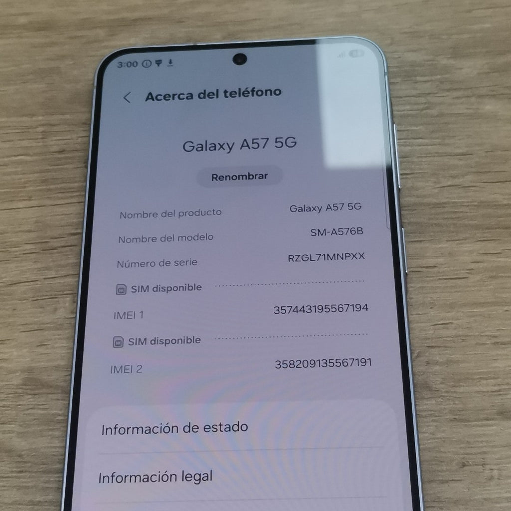 CELULAR SAMSUNG GALAXY A57 5G SM-A576B (2026) 256 GB 8 GB RAM (SEMINUEVO)