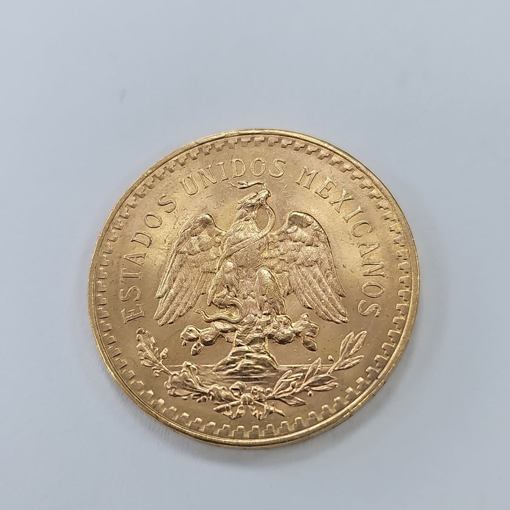 K1 41.6 GRMS 21 K IDENTIFICACIÓN MONEDA NOMINATIVA MONEDAS PESOS 50 PESOS (SEMINUEVO)