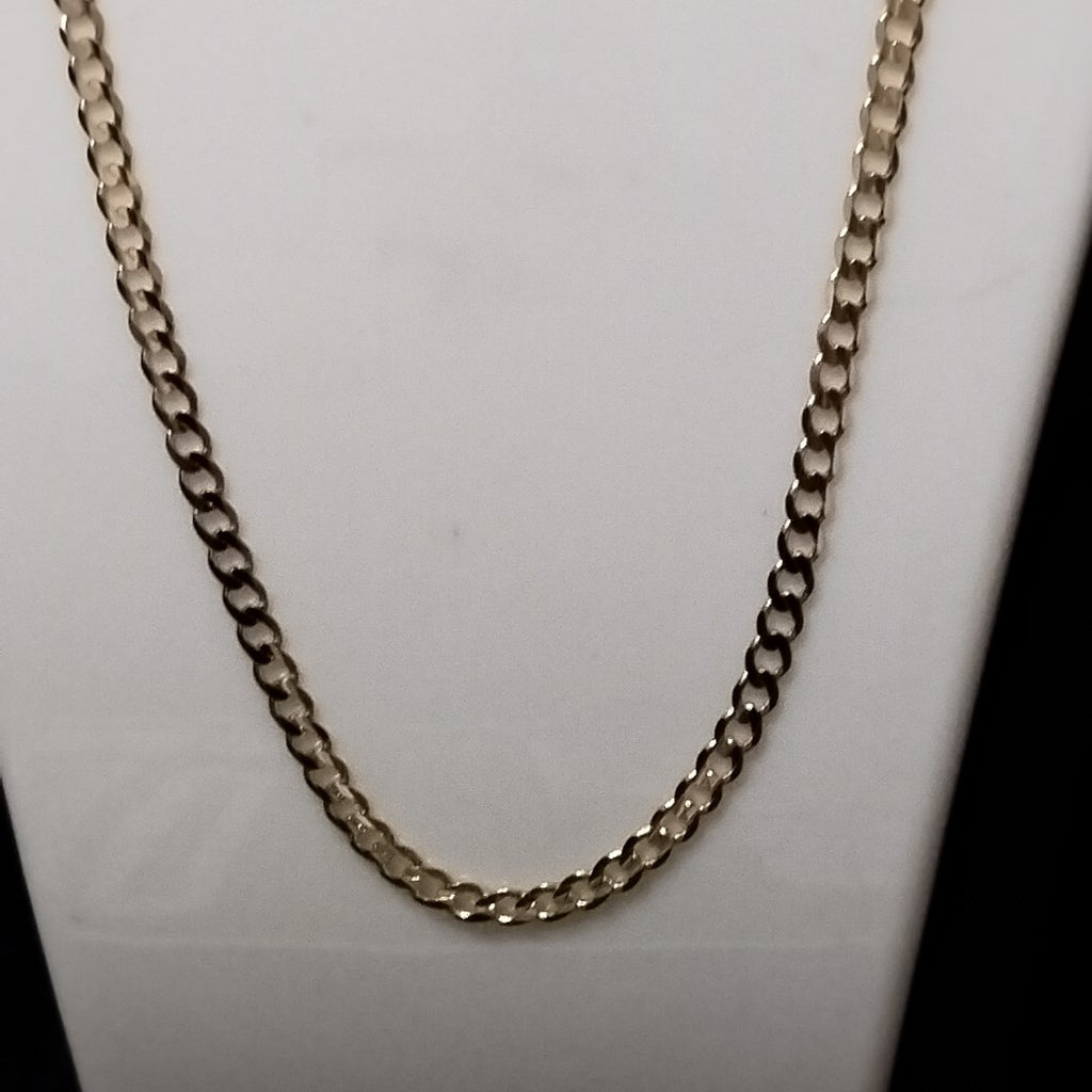 CADENA BARBADA 14K 55 CM 12.5 GR (NUEVO)