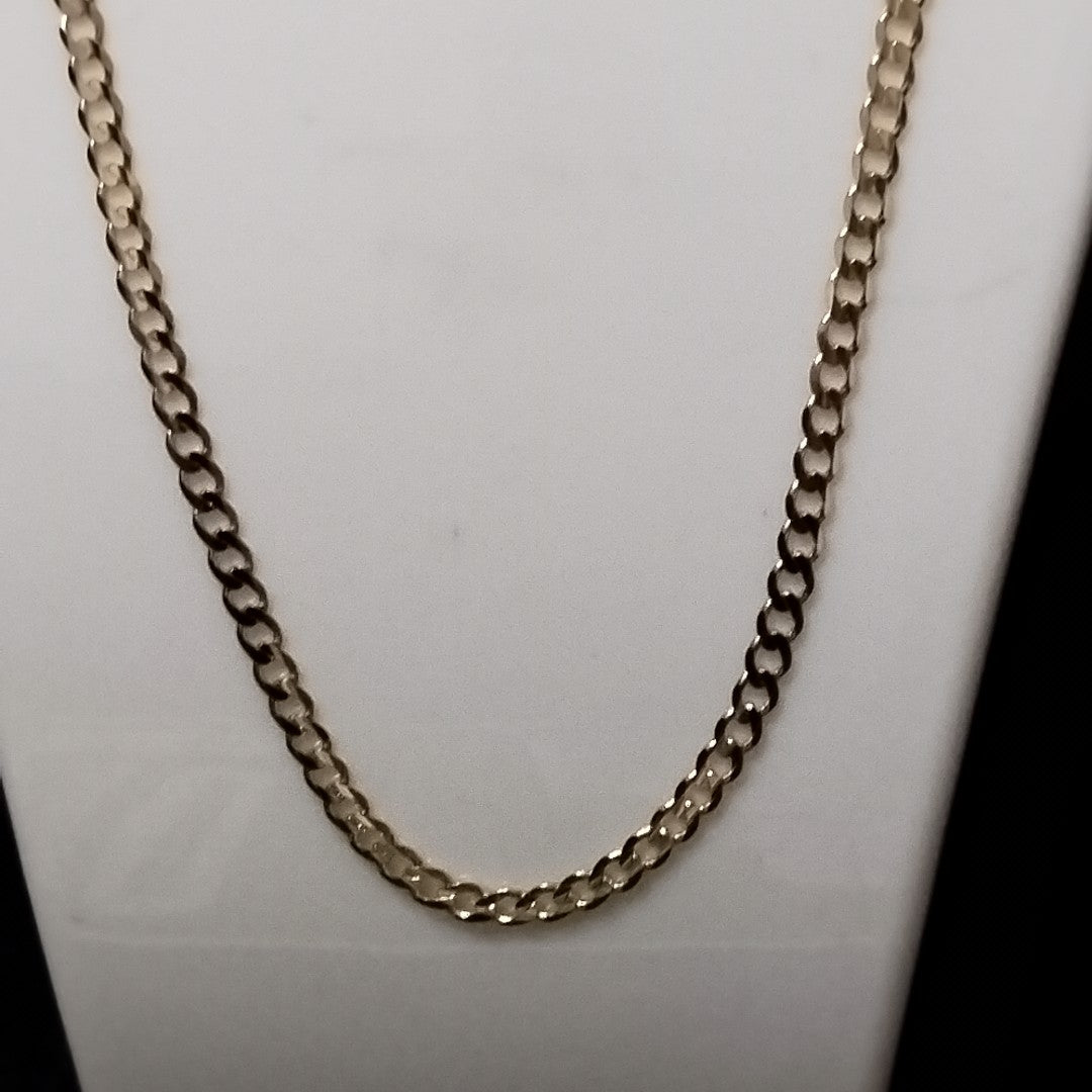 CADENA BARBADA 14K 55 CM 12.5 GR (NUEVO)