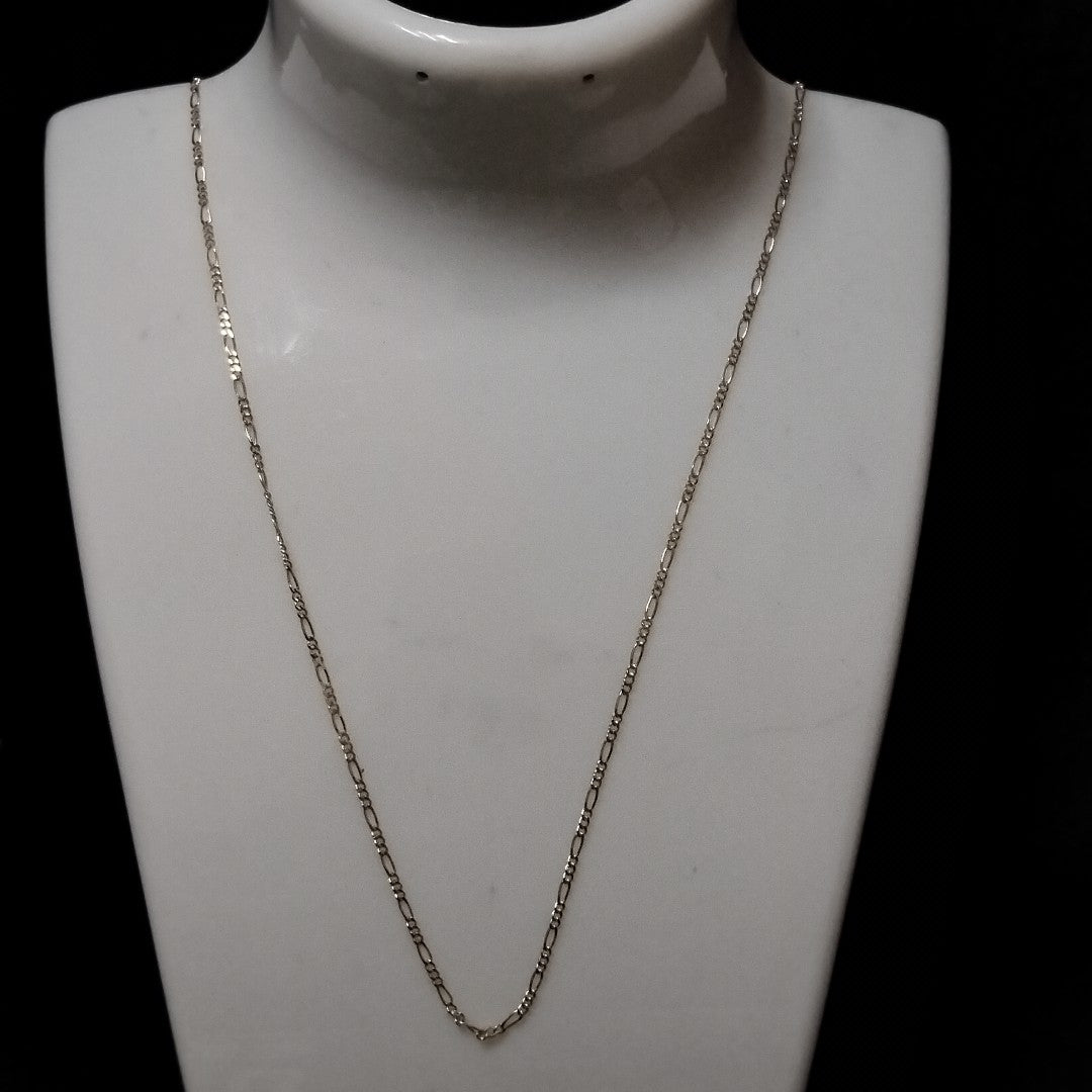 CADENAS TEJIDO 3X1 ORO 14K 55 CM 2.6 GR (NUEVO)