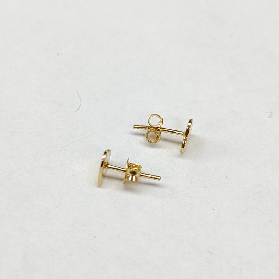 BROQUELES ORO 14K 1.2 (NUEVO)