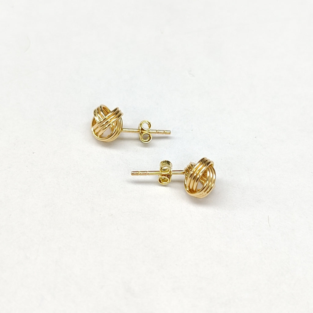 BROQUELES ORO 14K 1.8 (NUEVO)