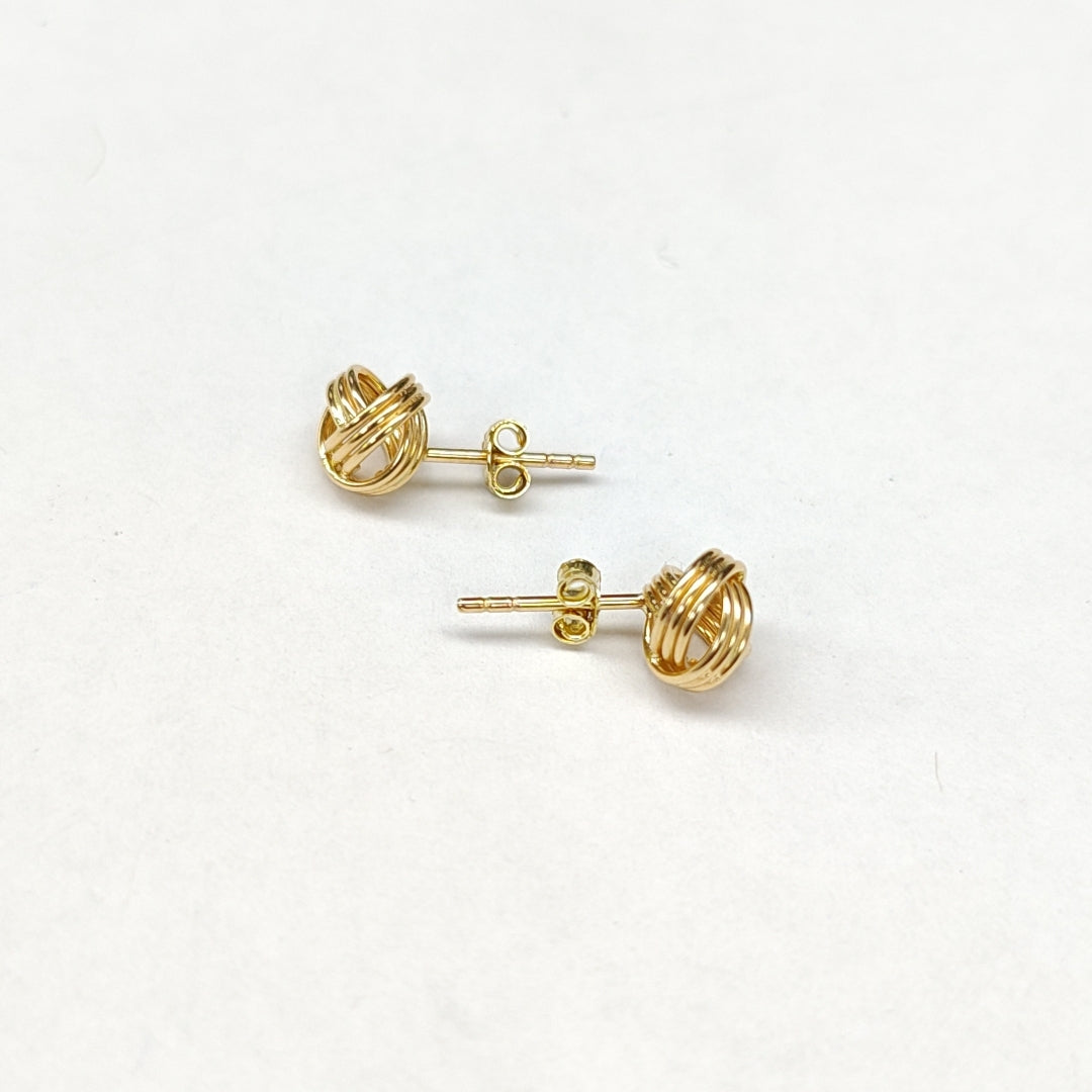 BROQUELES ORO 14K 1.8 (NUEVO)