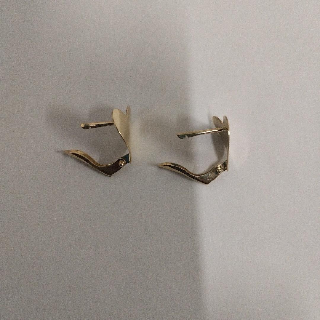 BROQUELES ORO 14K 2 (NUEVO)