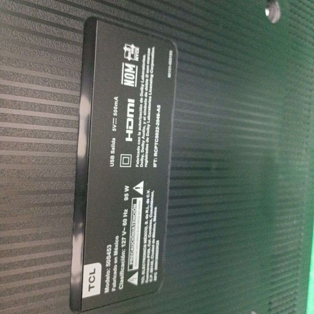 PANTALLA TCL 50S453 (2023) 50" LED 4K (SEMINUEVO)