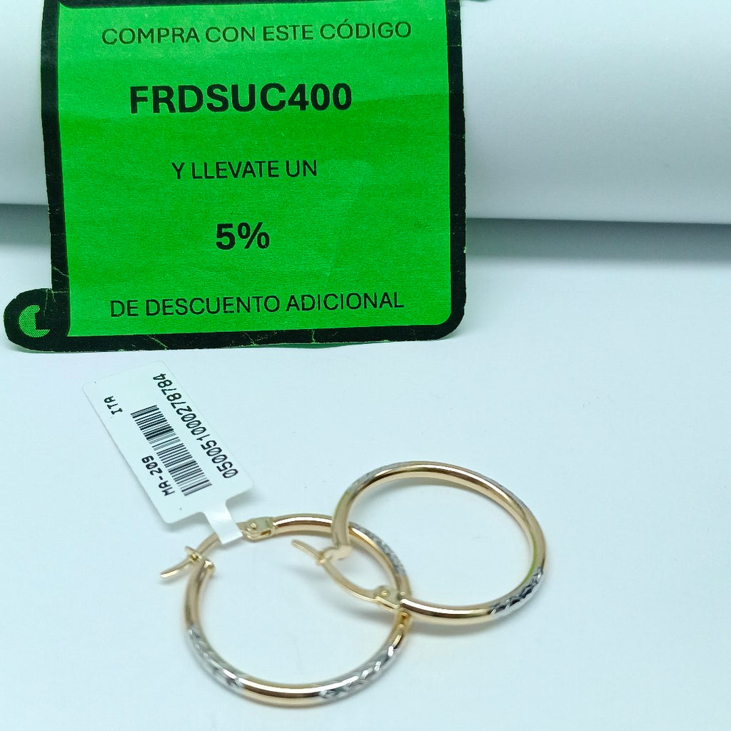 ARRACADAS ORO 14K 1.3 (NUEVO)