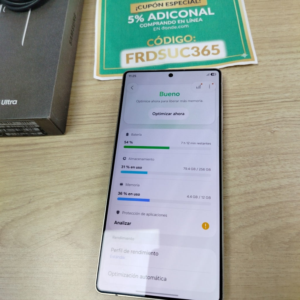 CELULAR SAMSUNG GALAXY S25 ULTRA SM-S938B (2025) 256 GB 12 GB RAM (SEMINUEVO)