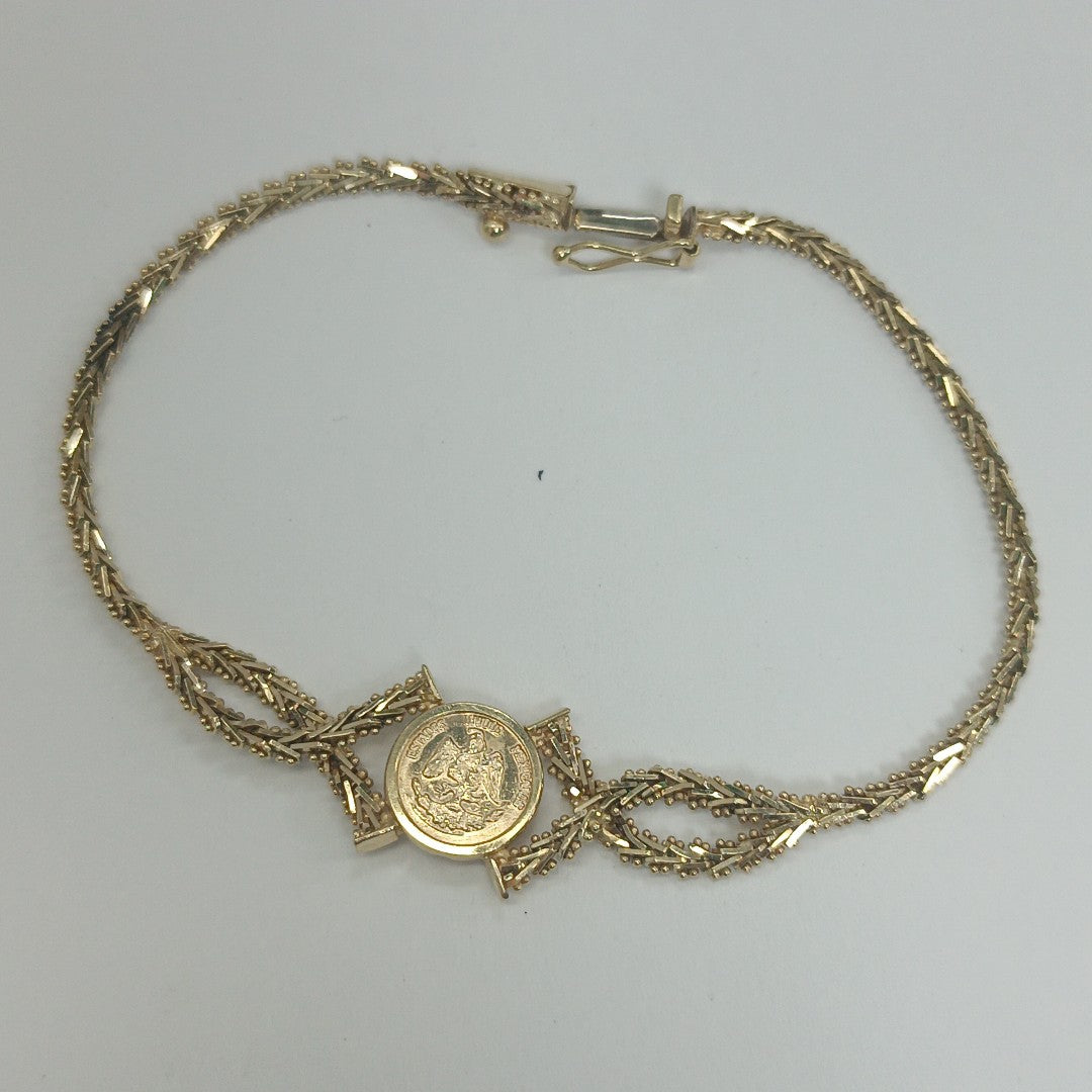 PULSERA ORO 14 K 7.9 GRMS (SEMINUEVO)
