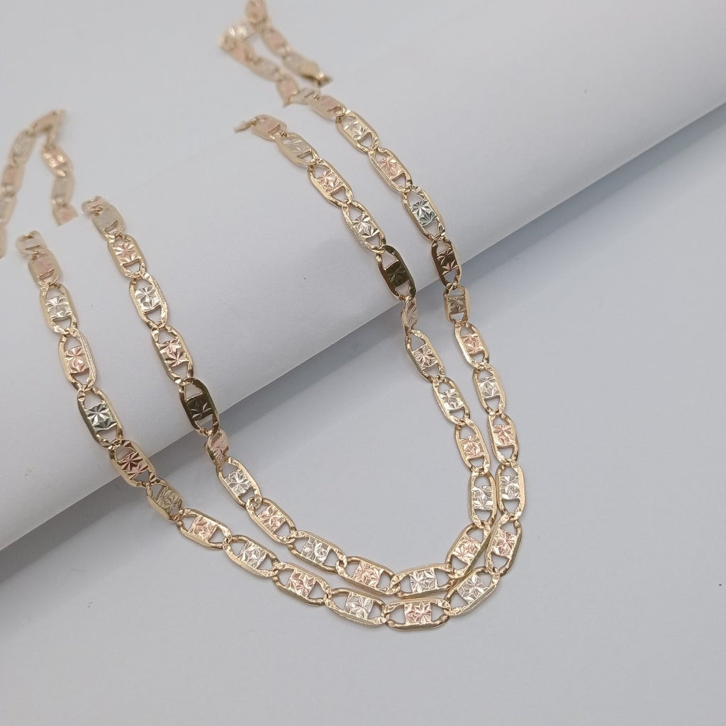 CADENA ORO COMBINADO 14 K 17,70 GRMS (SEMINUEVO)