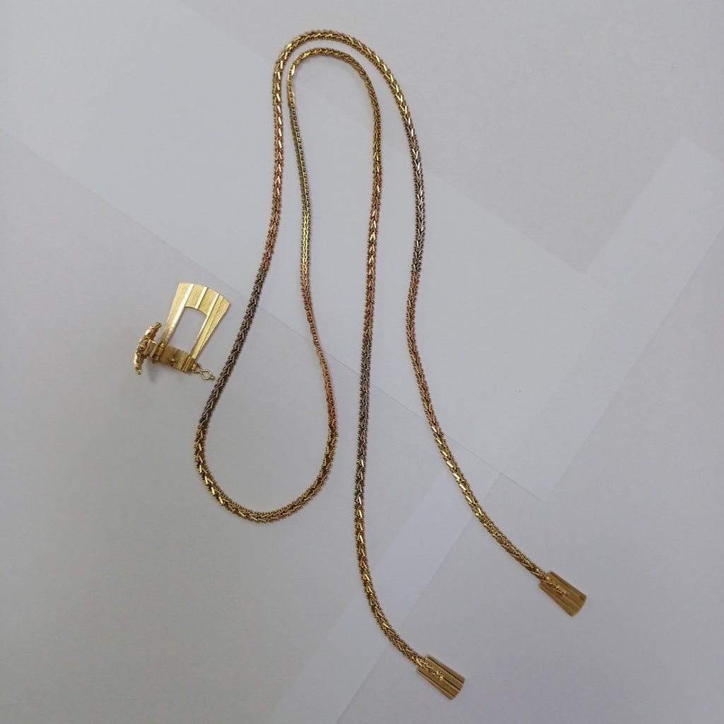 GARGANTILLA ORO,ORO COMBINADO 14 K 29,70 GRMS (SEMINUEVO)