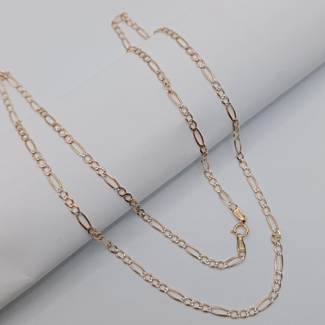 CADENA ORO, RODIADO 14 K 4.7 GRMS (SEMINUEVO)