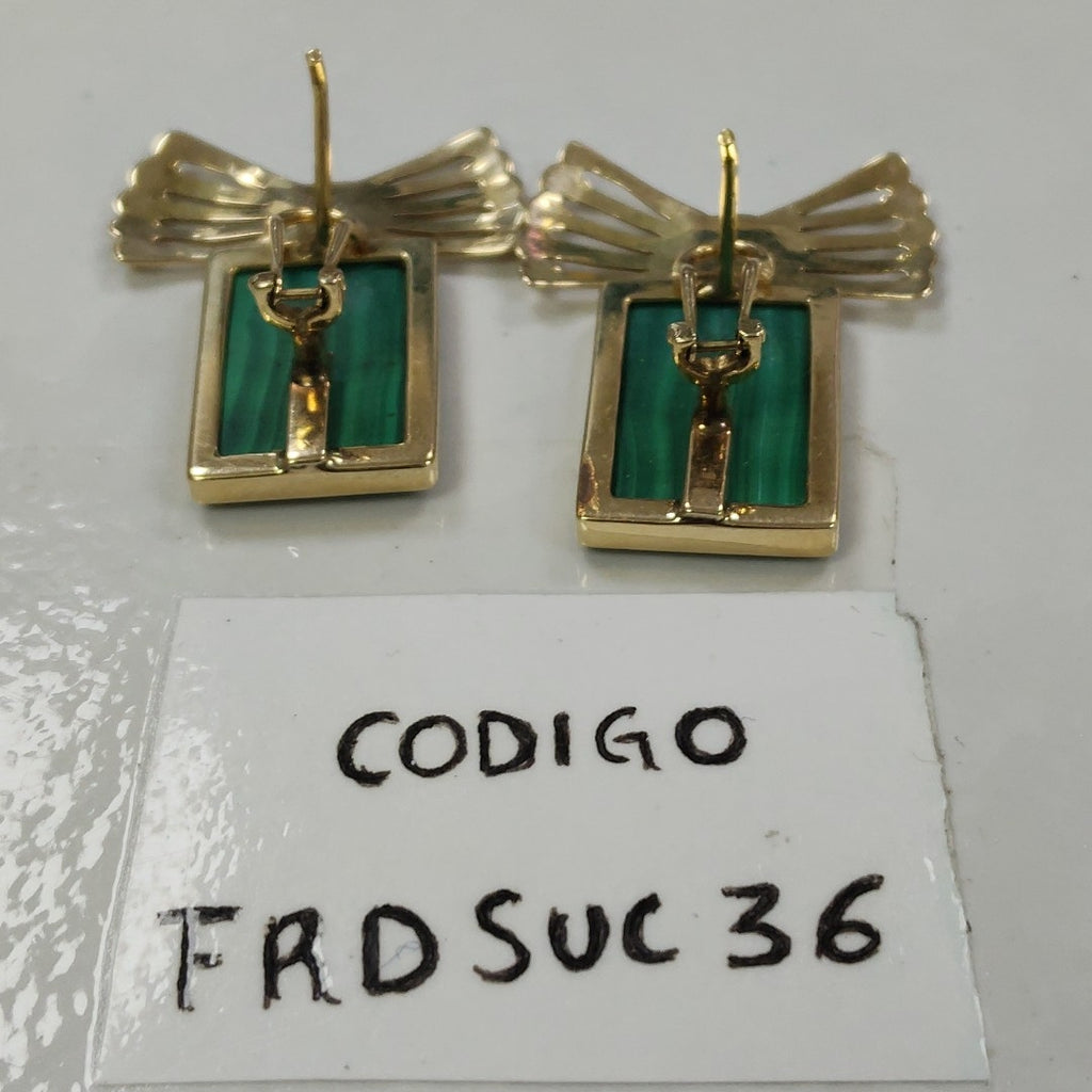 ARETES PAR ORO 14 K 11.6 GRMS (SEMINUEVO)