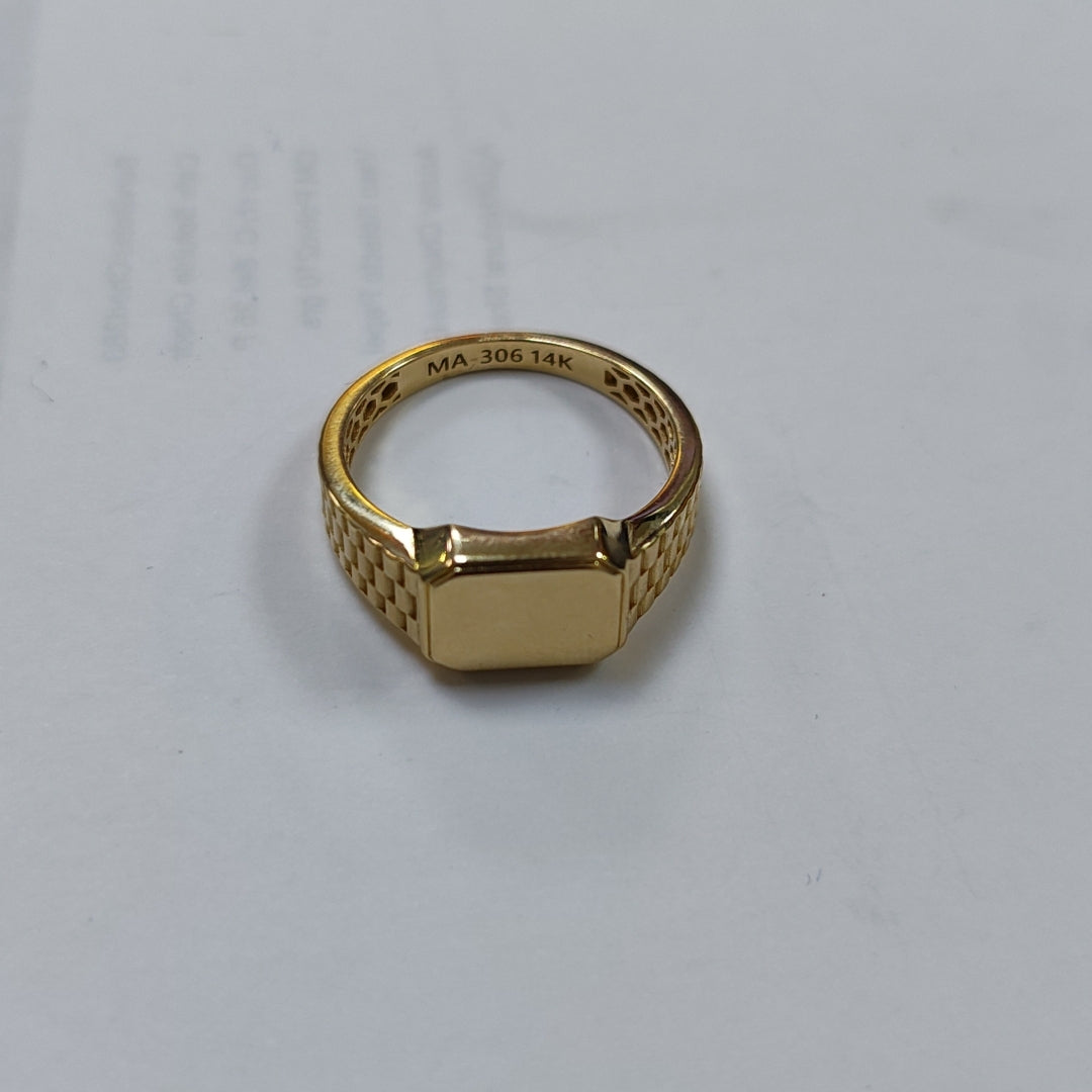 ANILLOS CABALLERO ORO 14K 3.5 (NUEVO)