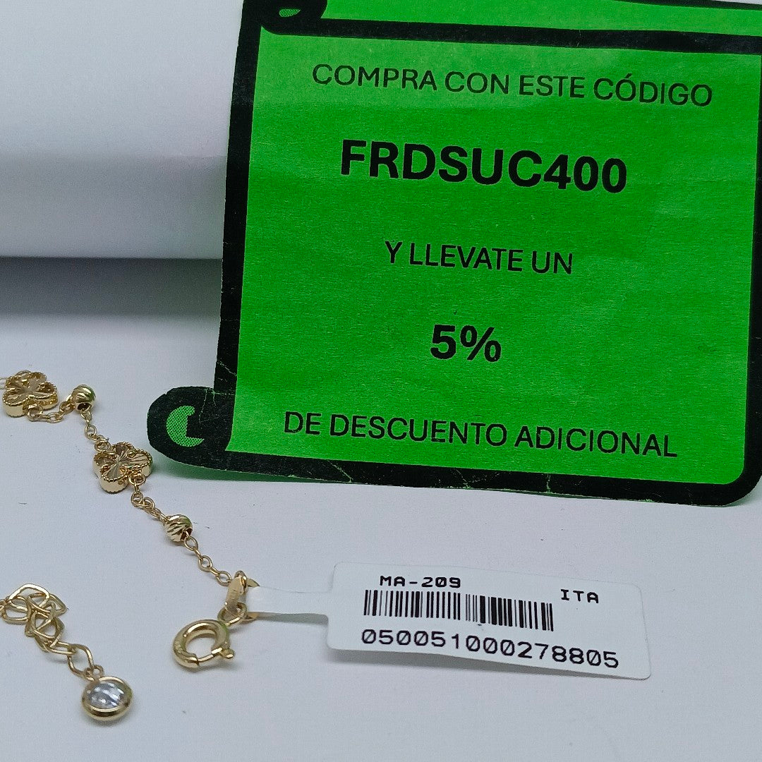 PULSERAS DAMA ORO 14K 2 (NUEVO)