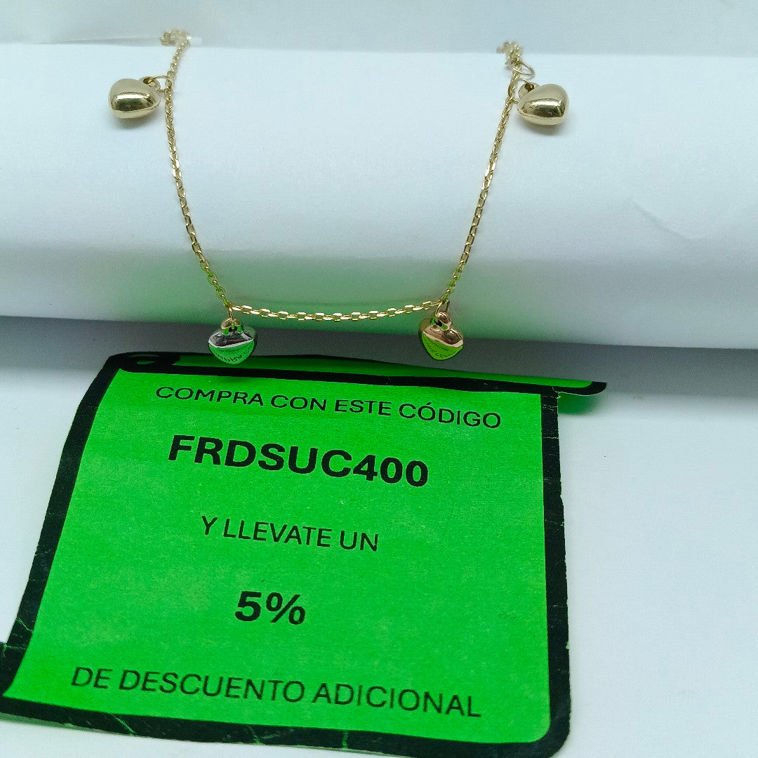 PULSERAS DAMA ORO 14K 2 (NUEVO)
