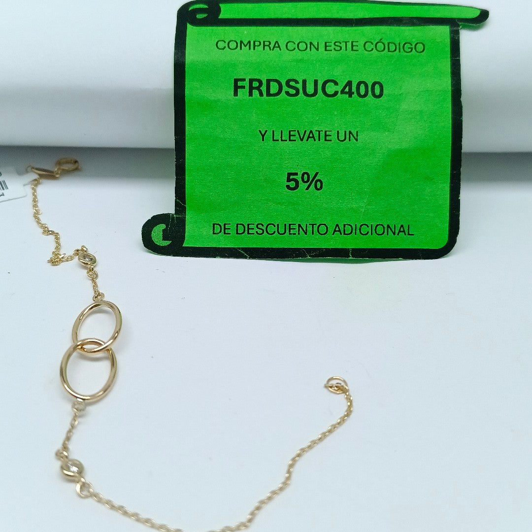 PULSERAS DAMA ORO 14K 1.3 (NUEVO)