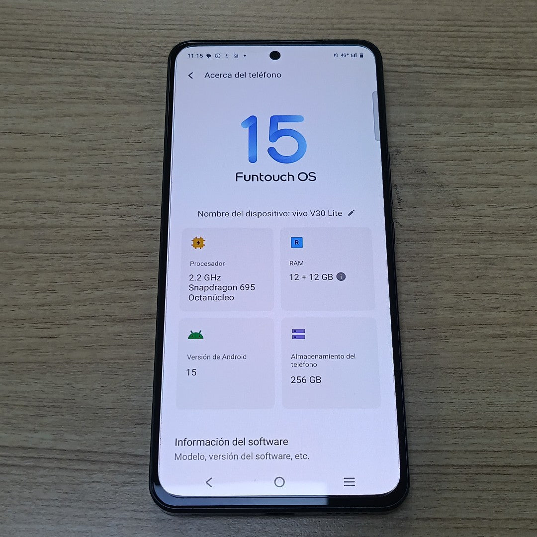 CELULAR VIVO V30 LITE V2314 (2023) 256 GB 12 GB RAM (SEMINUEVO)