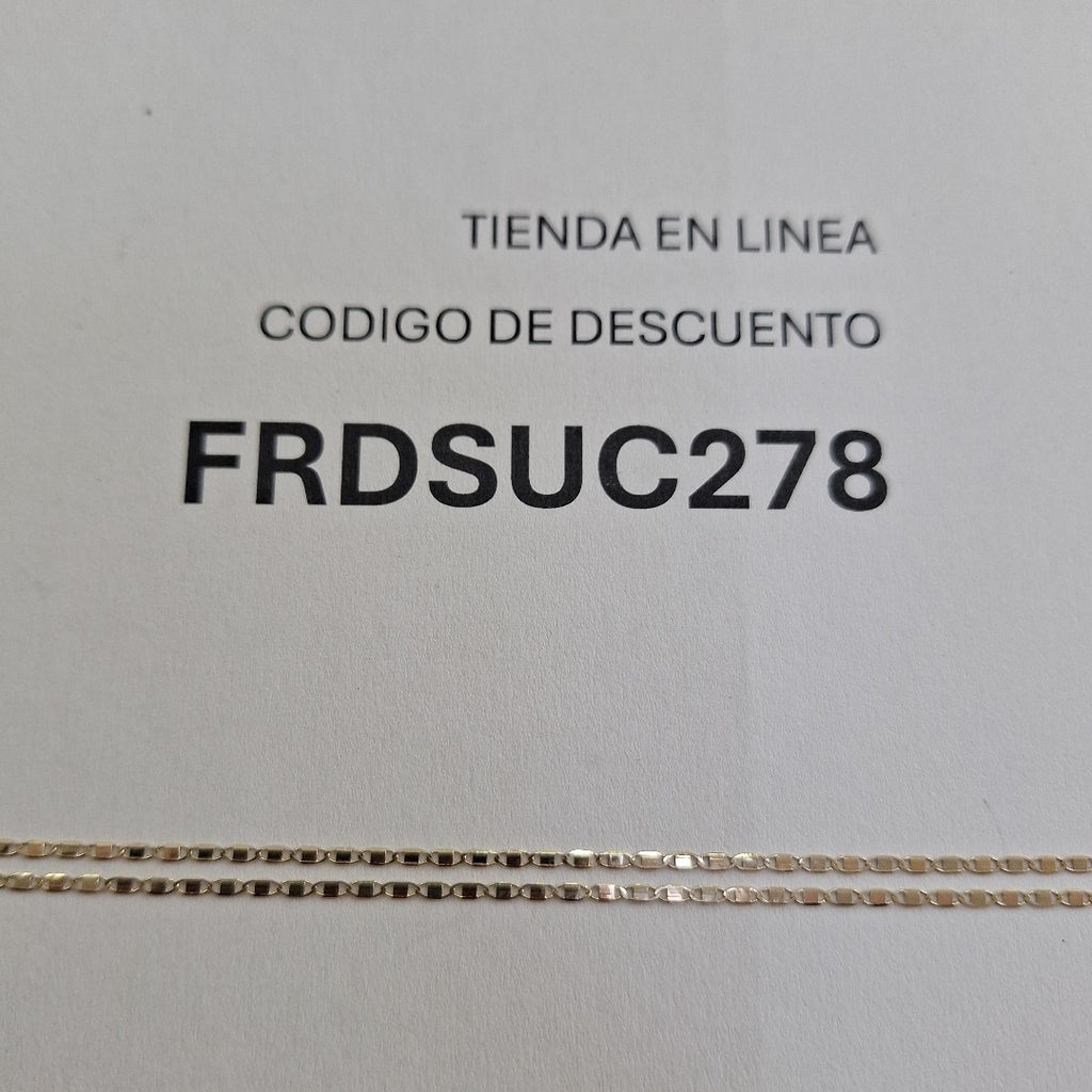 CADENA GUCHI 14K 50 CM 1.9 GR (NUEVO)