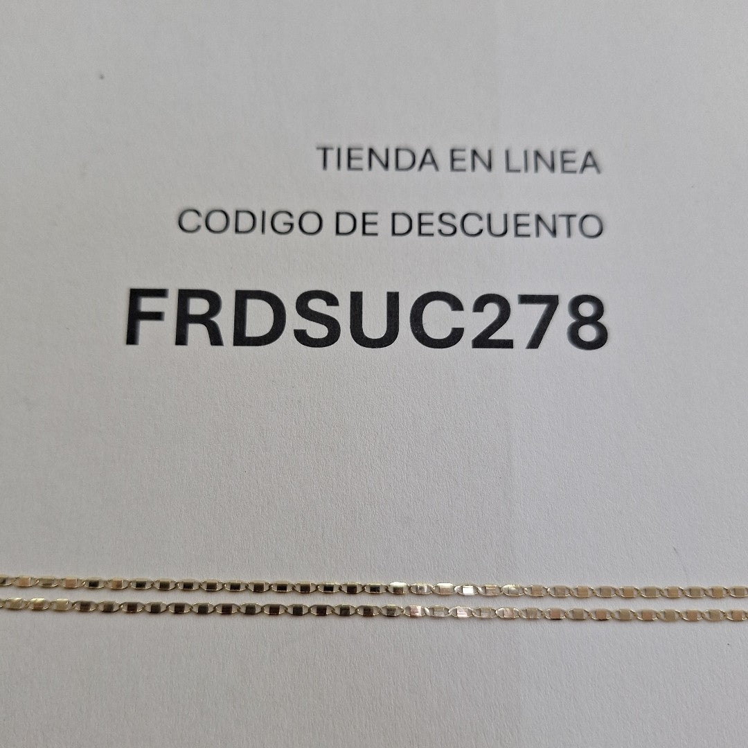 CADENA GUCHI 14K 50 CM 1.9 GR (NUEVO)