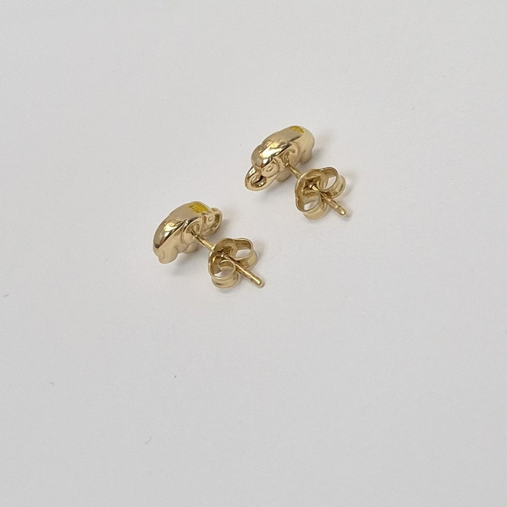 BROQUELES ORO 14K 1 (NUEVO)