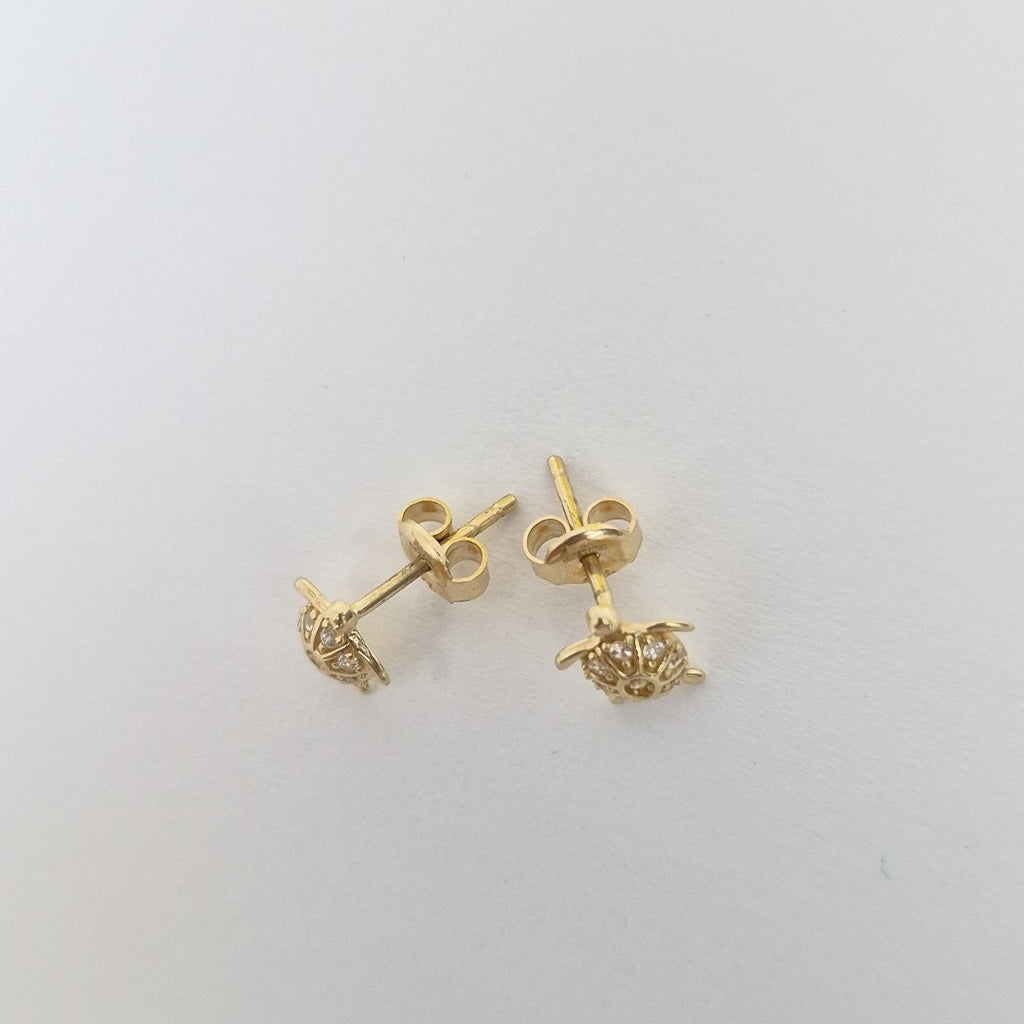 BROQUELES ORO 14K 1.2 (NUEVO)