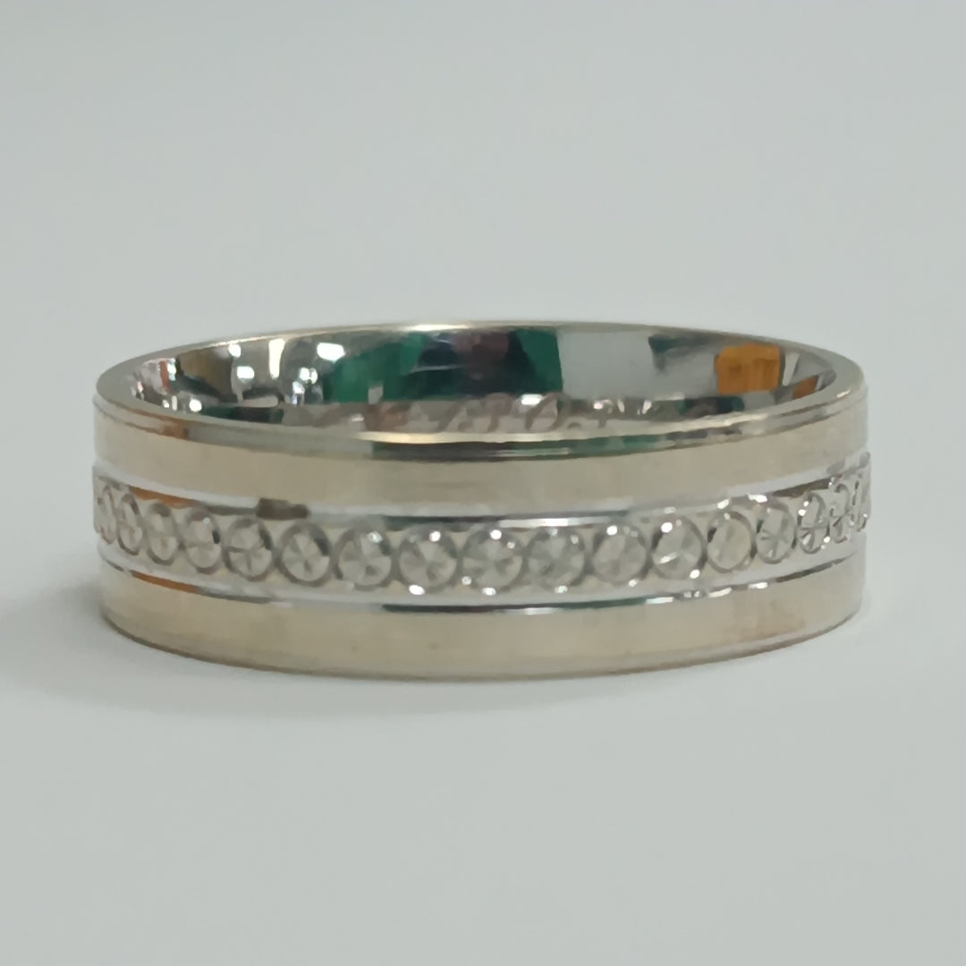 ARGOLLA ORO BLANCO 14 K 3.7 GRMS (SEMINUEVO)