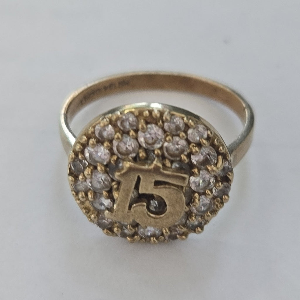 ANILLO ORO 10 K 2.8 GRMS (SEMINUEVO)