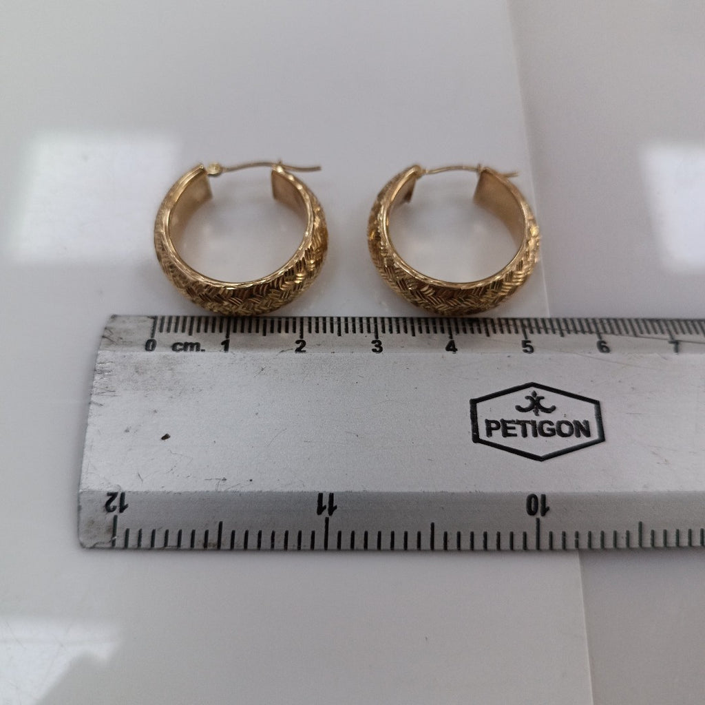 ARRACADAS PAR ORO 14 K 3.2 GRMS (SEMINUEVO)