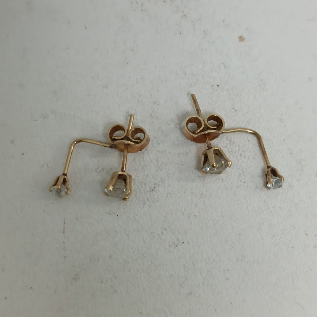 ARETES PAR ORO 10 K 0.9 GRMS (SEMINUEVO)