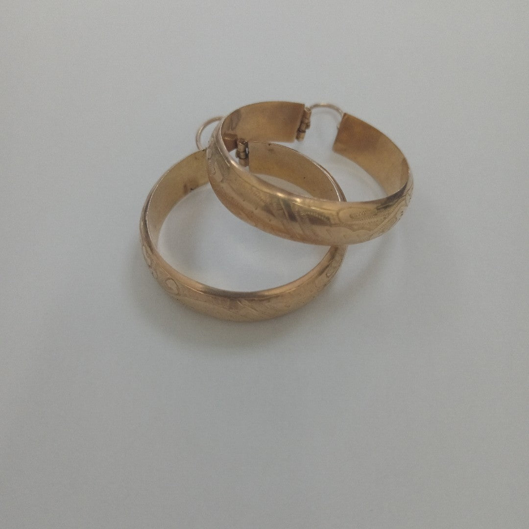 ARRACADAS PAR ORO 10 K 9.6 GRMS (SEMINUEVO)