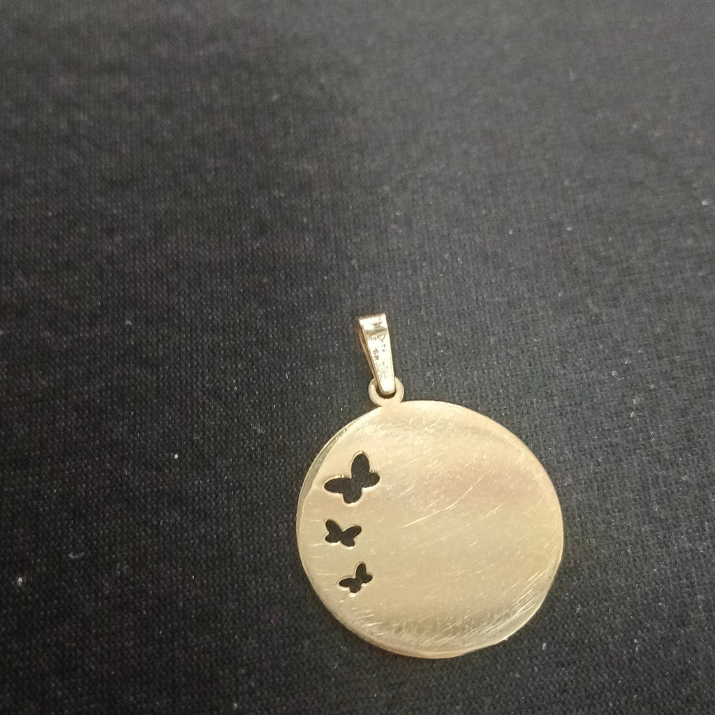 MEDALLA PERSONAL ORO 14 K 0.9 GRMS (SEMINUEVO)